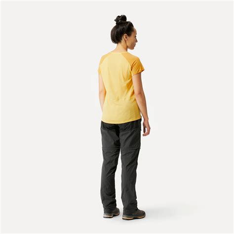 Women Zip-Off Convertible Dry Fit Cargo Pant Dark Grey - MT100