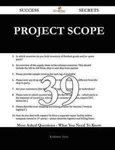 Project Scope 39 Success Secrets - 39 Most Asked Questions on Project ...