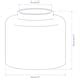 KONSTFULL vase, green-brown, 16 cm (6 ¼") - IKEA