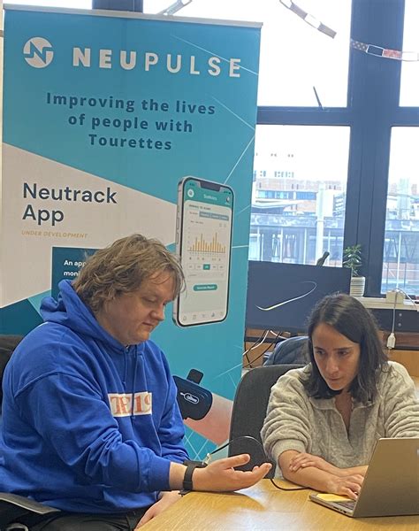 News - Lewis Capaldi pops into University to try Tourettes wrist device - University of Nottingham