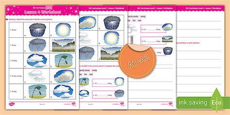 ESL Curriculum Level 3, Lesson 4 Worksheet