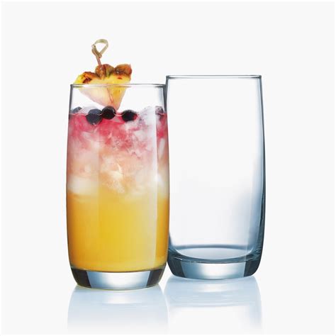 Buy LUMINARC Vigne Transparent Glass Tumbler- Set of 6- 330ml from ...