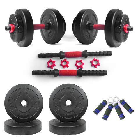 Buy ARTINO Dumbbell, Adjustable Dumbbell (8 kg - 2kg x 4), of ...