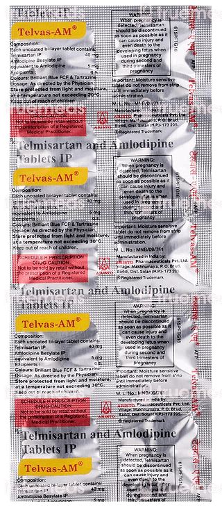 Telvas Am Tablet – Hypertension Management | Buy Online