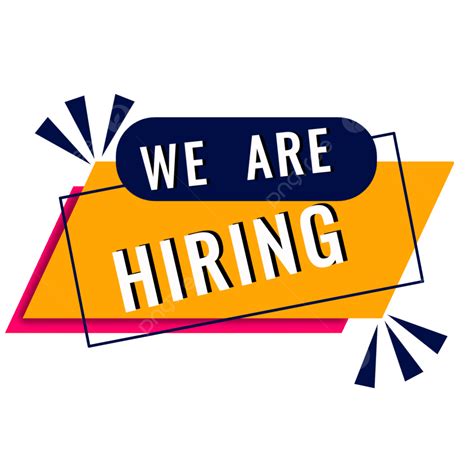 We Are Hiring Clipart, We Are Hiring, Job Vacancy, Join Us PNG ...