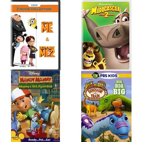 Buy Children's 4 Pack DVD Bundle: Despicable Me: 2-Movie Collection ...