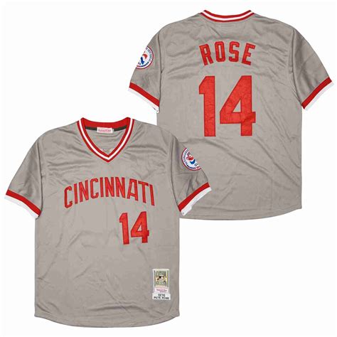 Pete Rose Cincinnati Reds Jersey Mitchell & Ness – Ultimate sports jerseys