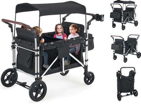 Amazon.com : Jeep Wrangler Deluxe 4 Seater Stroller Wagon by Delta ...