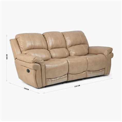Buy Cooper Three Seater Recliner from Home Centre at just INR 89800.0