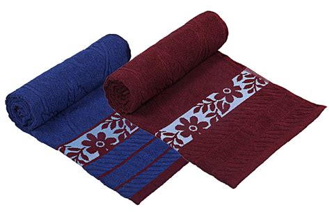 Kuber Industries Cotton Bath Towel 400 GSM (2 Pieces, Multicolour ...