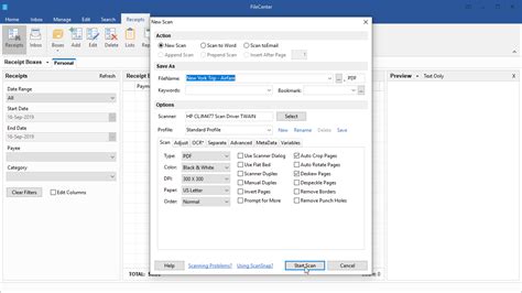 Getting Started FileCenter Receipts 的图像结果