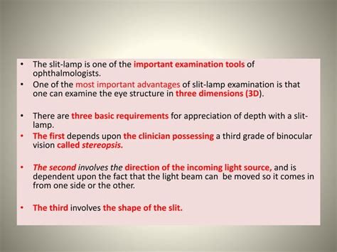 Image result for Slit Lamp Exam Tutorial