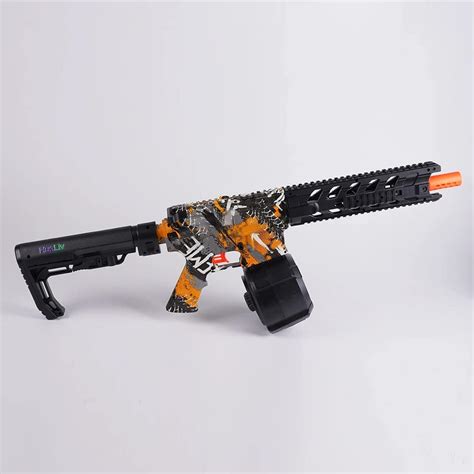 HueLiv Gel Ball Blaster Splatter Gun - M416 Electric Splat India | Ubuy