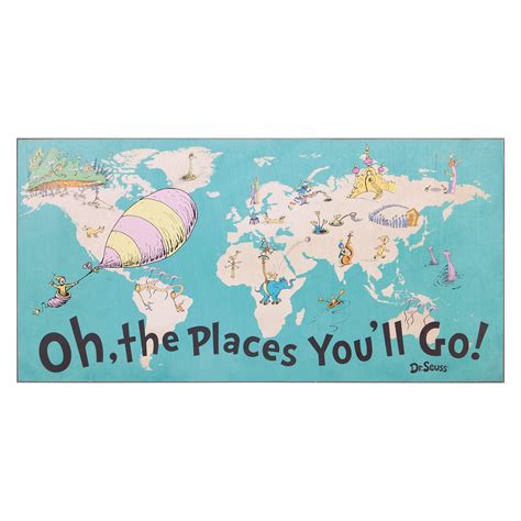 Dr Seuss Wall Art Oh The Places You Ll Go at Katie Felton blog