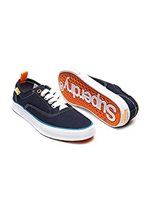 Buy Superdry Men's Super Ramp Pro Dark Navy Canvas Multisport Training ...