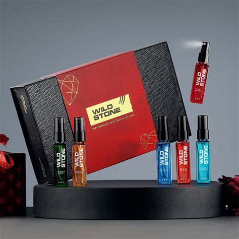Wild Stone Valentine Gift box Perfume for Men, Pack of 6 | Wild Stone