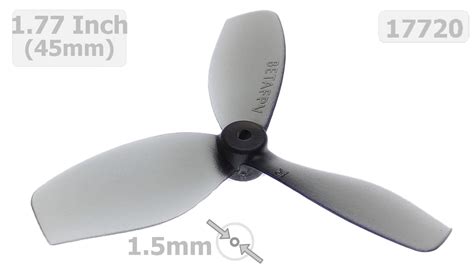 1.77 Inch Props BetaFPV 45MM Aquila16 3 Blade Grey - Cube FPV