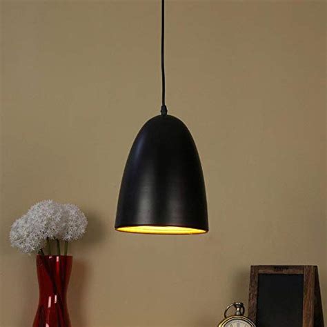 ELIANTE -Modern Black Gold Metal Hanging Light by Jainsons Lights - HL