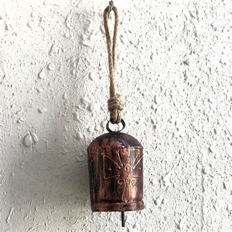 Buy Jasmey Homes Wall Hanging Bell - Copper Colored Online