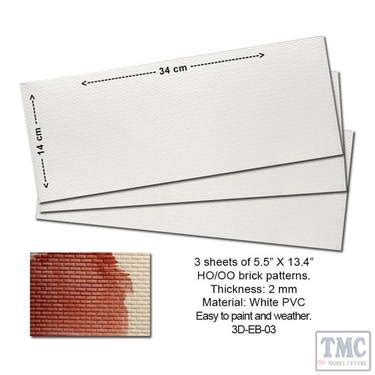 P3D-EB-03 Proses Embossed PVC Sheets (Brick Pattern)