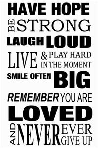 Eureka Designs Elite Collection Have Hope Be Strong Paper Print Paper ...