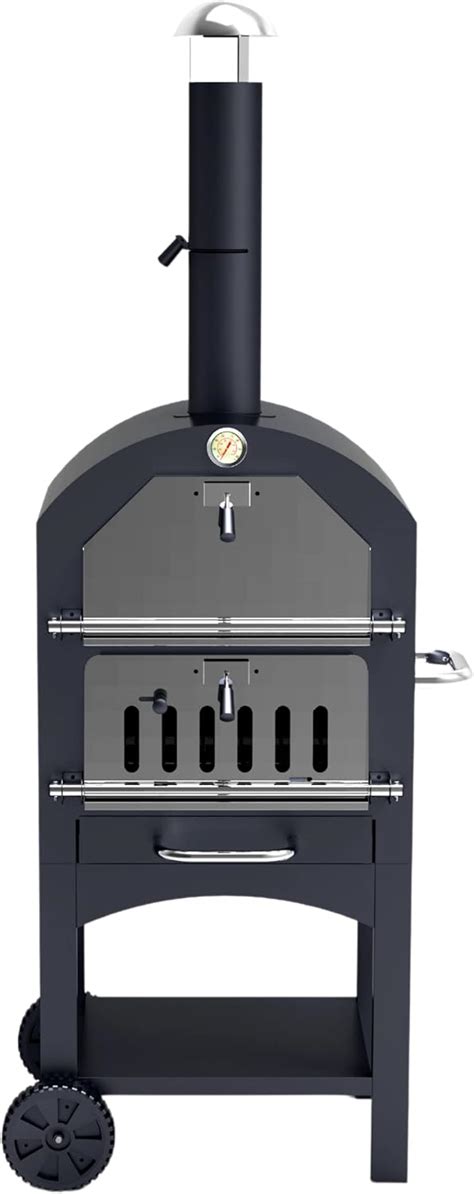 Buy BillyOh Pizza Oven Charcoal BBQ Grill Smoker 3 in 1 with Pizza ...