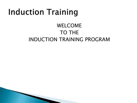 Image result for Induction Training Examples