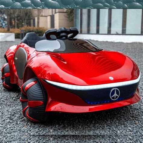 Mercedes Benz 12V Ride on Car with remote & Manual Drive for Kids - Re ...