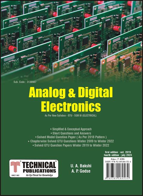 Analog & Digital Electronics for GTU 18 Course (III - ELECTRICAL - 313 ...
