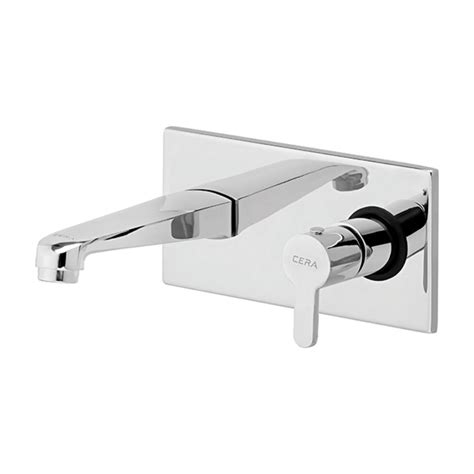 Cera Wall Mounted Basin Mixer Victor - Chrome on Decure.in