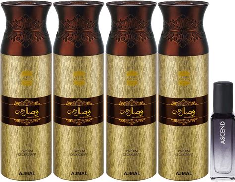 Buy AJMAL 4 WISAL DHAHAB DEO EACH 200ML & ARETHA EDP 20ML PACK OF 5 ...