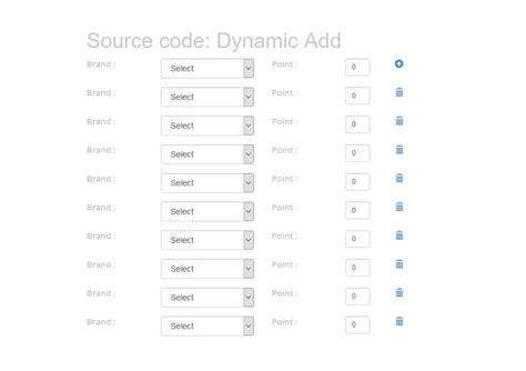 Image result for HTML jQuery Add Edit Remove Row