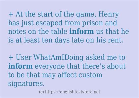 Example of Inform 的图像结果