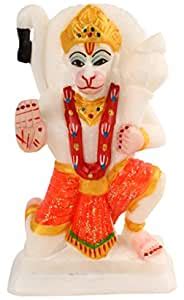 Buy Anmol Handicrafts Marble Handcrafted Lord Hanuman Idol (6 cm x 3 cm ...
