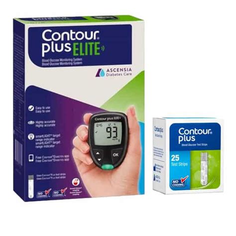 Buy CONTOUR PLUS ELITE BLOOD GLUCOSE MONITORING SYSTEM WITH CONTOUR ...