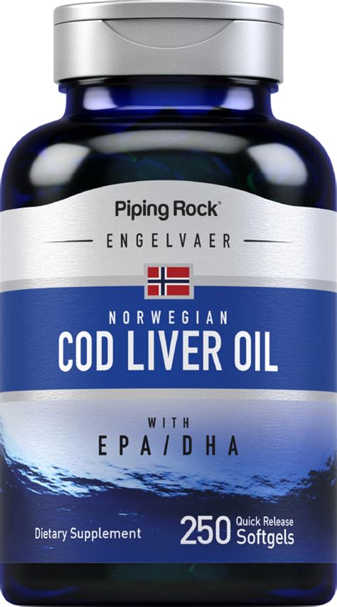 Amazon.com: Carlson - Cod Liver Oil, 460 mg Omega-3s + Vitamins A & D3 ...