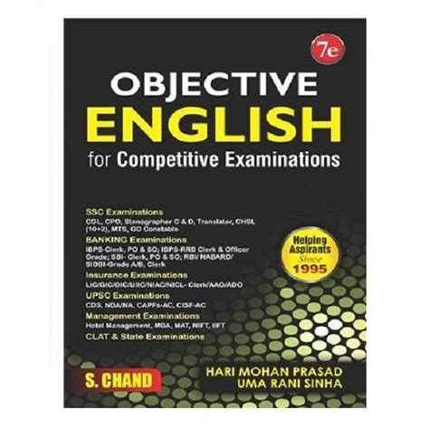 Objective English For Competitive Examinations | By Hari Mohan Prasad ...