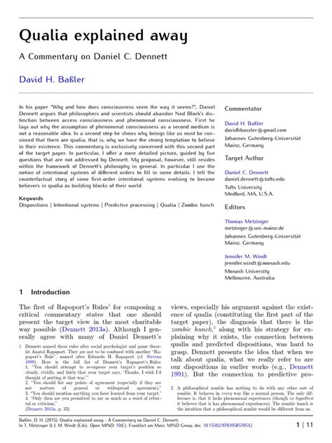 Image result for Qualia Explained