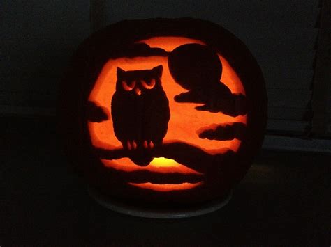 Halloween Pumpkin Templates Owl - Content Calendar Template