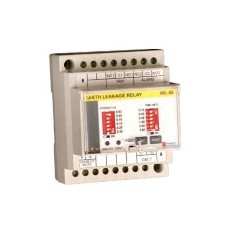 Buy Prok Dvs DEL-02-2C-T100-D 2 C/O 100 MM Earth Leakage Relay Online
