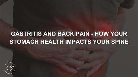 Gastritis and Back Pain - How Your Stomach Health Impacts Your Spine - Surf and Sports Myotherapy