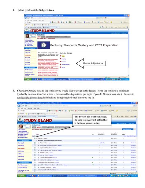 CPS / Einstruction Clickers In Study Island Newcheatsheet | PDF