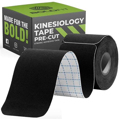 Boldfit Kinesiology Tape for Physiotherapy Precut Kinesio Tape for ...
