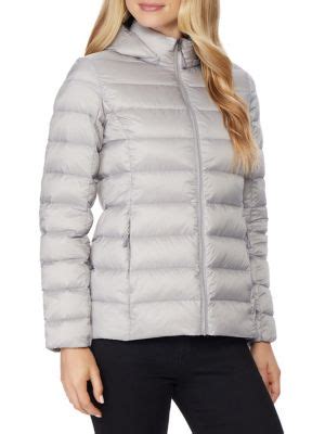 Silk Nano Packable Hooded Down Jacket