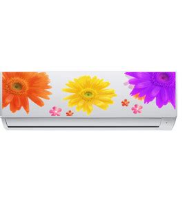 RANGOLI 90 cm Air Conditioner Flower Sticker 38 Self Adhesive Sticker ...