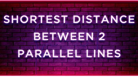 Image result for Formula for Distance Between Two Parallel Lines