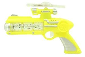 Humaira Plastic Flash Toy Gun Electric Musical Gun with Red Laser Light ...