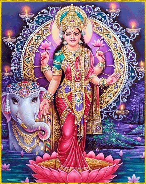 APM Goddess LAXMI JI Wall Vinyl Sticker Fully Waterproof Siize 12X18 ...