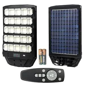 Gigawatts 610 LED 300W Solar Street Light with Remote Control High ...