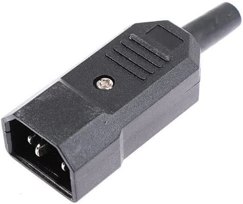 SP Electron IEC320 C14 Male Inline Adapter Plug Power Socket Connectors ...